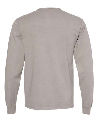 Champion Garment-Dyed Long Sleeve T-Shirt CD200 Custom Embroidered Business Logo