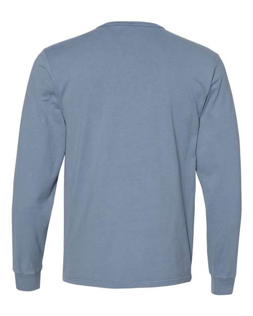 Champion Garment-Dyed Long Sleeve T-Shirt CD200 Custom Embroidered Business Logo