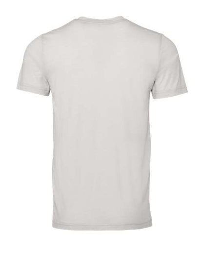 BELLA + CANVAS Triblend Tee 3413 Cement Triblend Custom Embroidered Business Logo