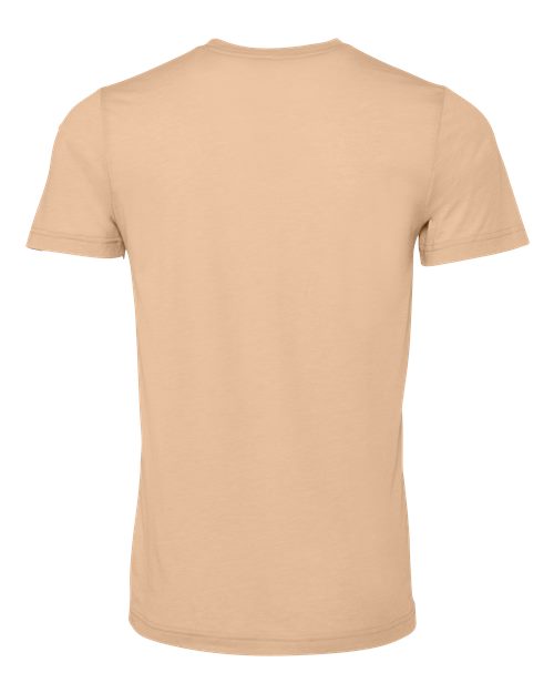 BELLA + CANVAS Triblend Tee 3413 Red Triblend Custom Embroidered Business Logo