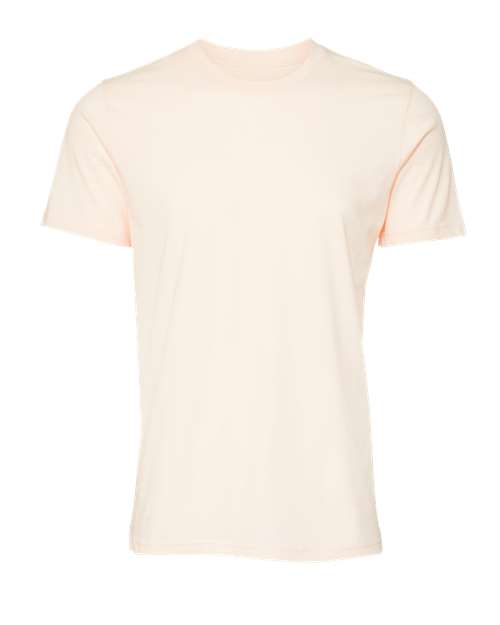 BELLA + CANVAS Triblend Tee 3413 Solid Natural Triblend Custom Embroidered Business Logo