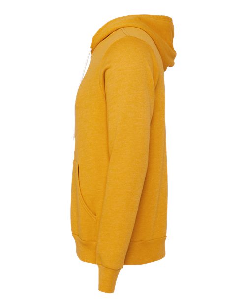 BELLA + CANVAS Sponge Fleece Full-Zip Hoodie 3739 Heather Mustard