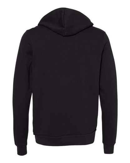 BELLA + CANVAS Sponge Fleece Full-Zip Hoodie 3739 DTG Black