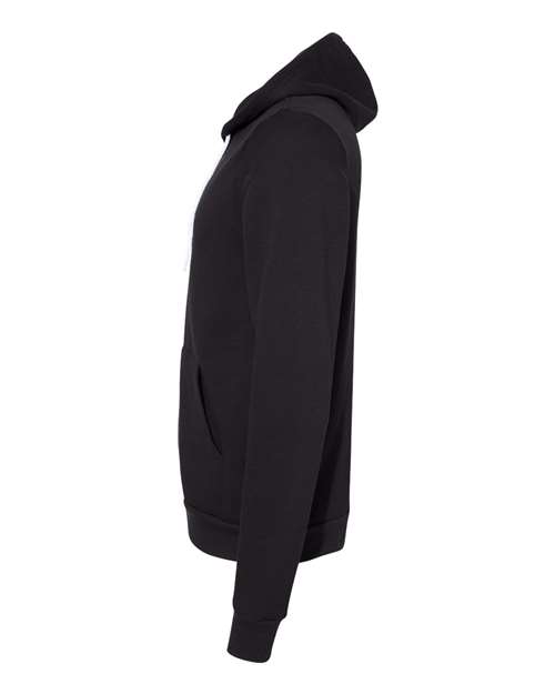 BELLA + CANVAS Sponge Fleece Full-Zip Hoodie 3739 DTG Black