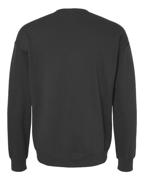 BELLA + CANVAS Sponge Fleece Drop Shoulder Crewneck Sweatshirt 3945 Custom Embroidered Business Logo