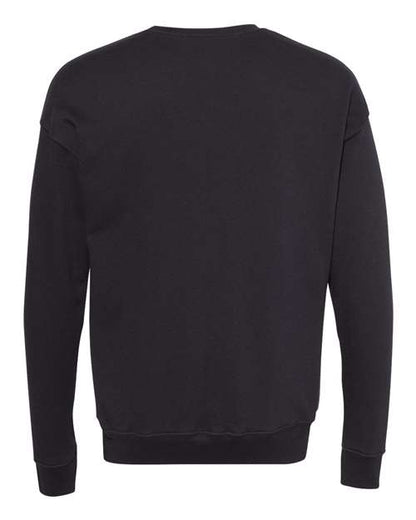 BELLA + CANVAS Sponge Fleece Drop Shoulder Crewneck Sweatshirt 3945 Custom Embroidered Business Logo