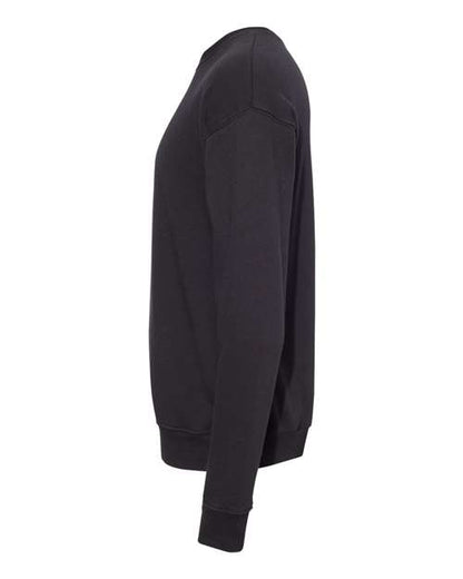BELLA + CANVAS Sponge Fleece Drop Shoulder Crewneck Sweatshirt 3945 DTG Black