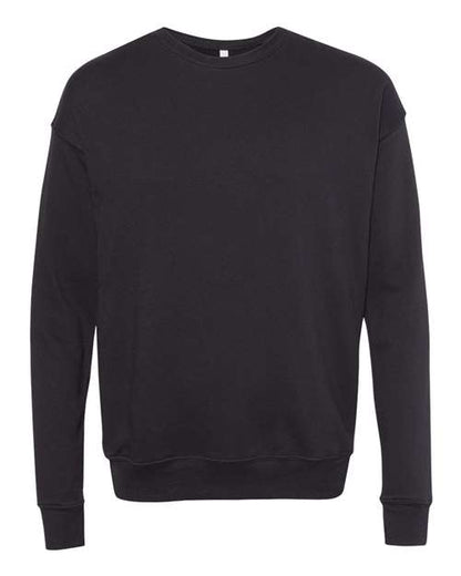 BELLA + CANVAS Sponge Fleece Drop Shoulder Crewneck Sweatshirt 3945 Custom Embroidered Business Logo