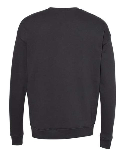 BELLA + CANVAS Sponge Fleece Drop Shoulder Crewneck Sweatshirt 3945 Custom Embroidered Business Logo