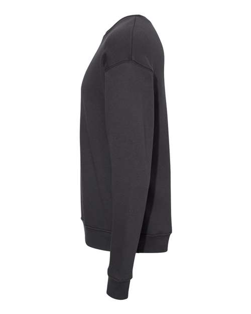 BELLA + CANVAS Sponge Fleece Drop Shoulder Crewneck Sweatshirt 3945 DTG Dark Grey
