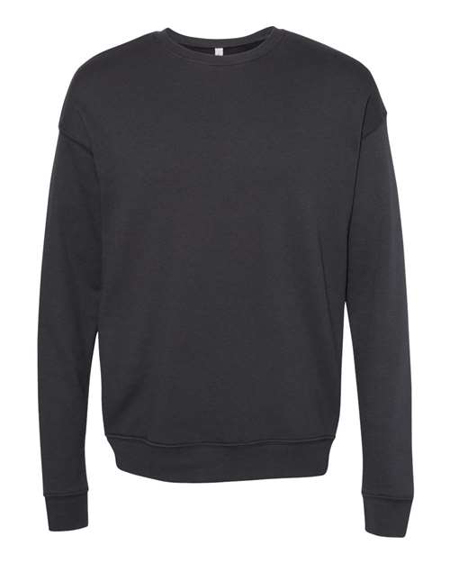 BELLA + CANVAS Sponge Fleece Drop Shoulder Crewneck Sweatshirt 3945 Custom Embroidered Business Logo