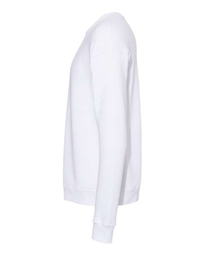 BELLA + CANVAS Sponge Fleece Drop Shoulder Crewneck Sweatshirt 3945 DTG White