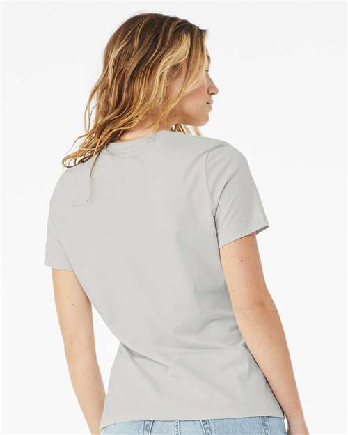 BELLA + CANVAS Women’s Relaxed Jersey Tee 6400 Custom Embroidered Business Logo