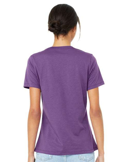 BELLA + CANVAS Women’s Relaxed Jersey Tee 6400 Custom Embroidered Business Logo