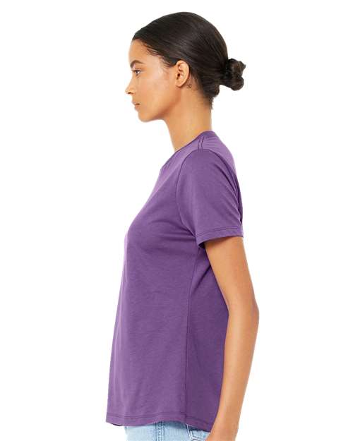BELLA + CANVAS Women’s Relaxed Jersey Tee 6400 Custom Embroidered Business Logo