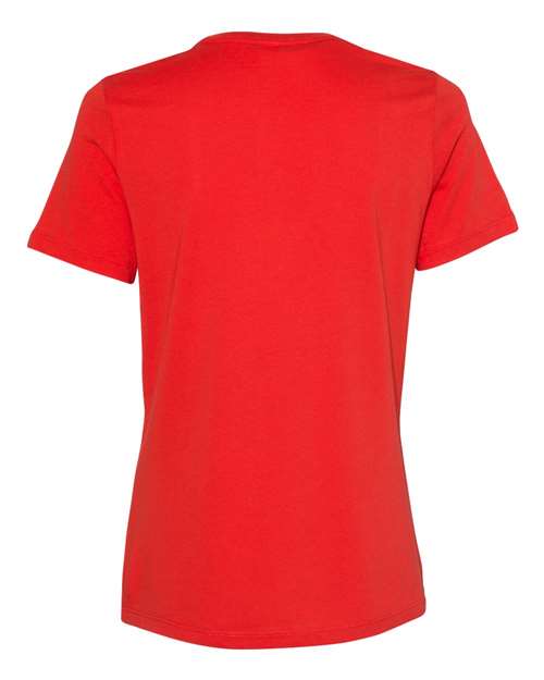 BELLA + CANVAS Women’s Relaxed Jersey Tee 6400 Custom Embroidered Business Logo