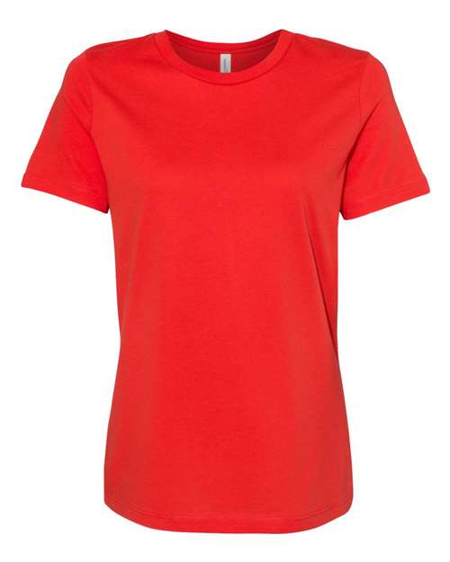 BELLA + CANVAS Women’s Relaxed Jersey Tee 6400 Custom Embroidered Business Logo