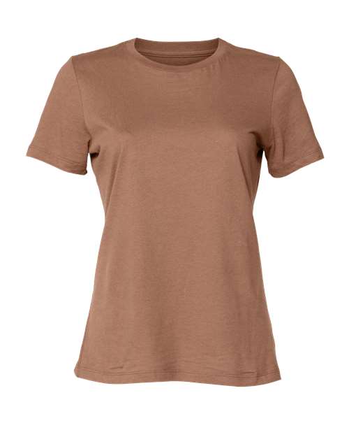 BELLA + CANVAS Women’s Relaxed Jersey Tee 6400 Custom Embroidered Business Logo