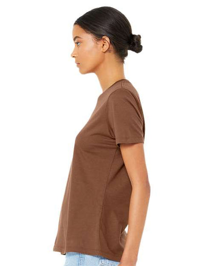 BELLA + CANVAS Women’s Relaxed Jersey Tee 6400 Custom Embroidered Business Logo