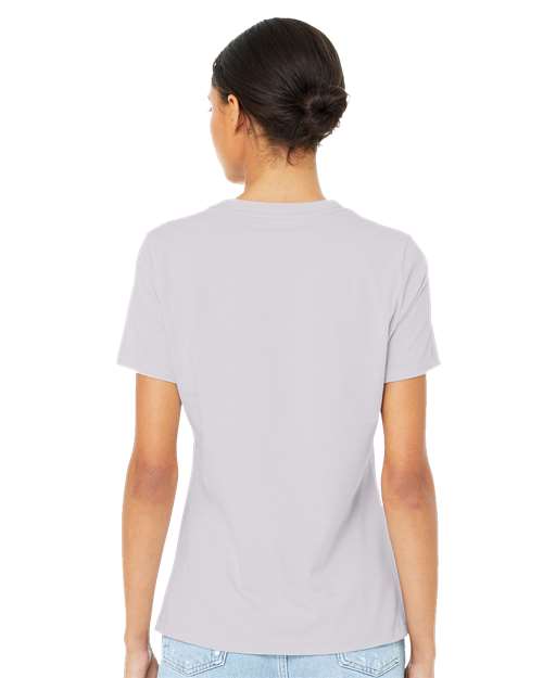 BELLA + CANVAS Women’s Relaxed Jersey Tee 6400 Custom Embroidered Business Logo