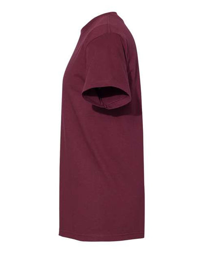 American Apparel Heavyweight Cotton Tee 1301 Burgundy