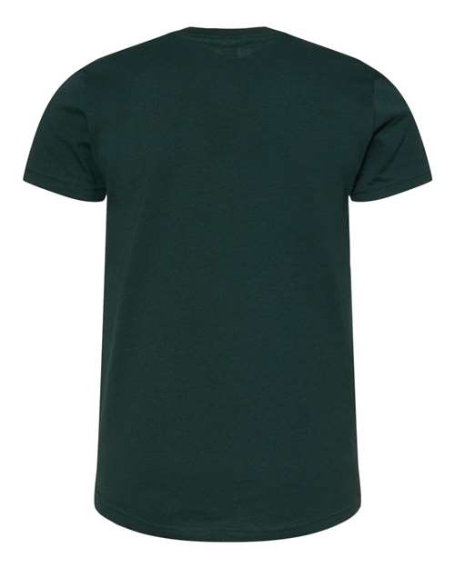 BELLA + CANVAS Youth Jersey Tee 3001Y Forest Custom Embroidered Business Logo