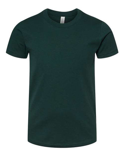 BELLA + CANVAS Youth Jersey Tee 3001Y Forest Custom Embroidered Business Logo