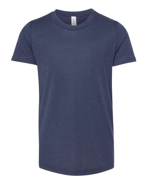 BELLA + CANVAS Youth Triblend Tee 3413Y Custom Embroidered Business Logo