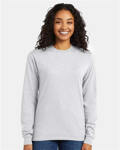 Hanes Essential-T Long Sleeve T-Shirt 5286 Ash