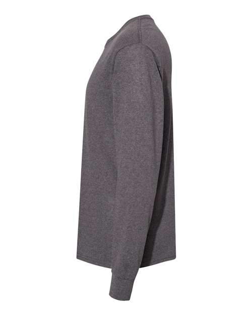Hanes Essential-T Long Sleeve T-Shirt 5286 Charcoal Heather