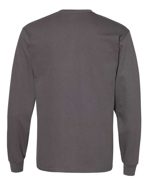 Hanes Essential-T Long Sleeve T-Shirt 5286 Smoke Grey