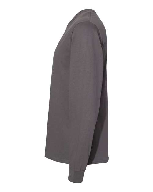 Hanes Essential-T Long Sleeve T-Shirt 5286 Smoke Grey