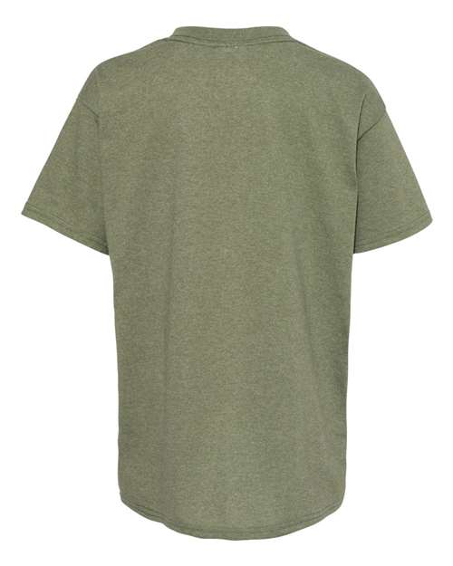 Hanes Ecosmart™ Youth T-Shirt 5370 Heather Green