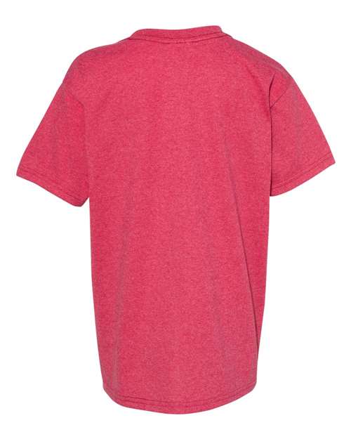 Hanes Ecosmart™ Youth T-Shirt 5370 Heather Red