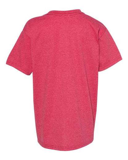 Hanes Ecosmart™ Youth T-Shirt 5370 Heather Red
