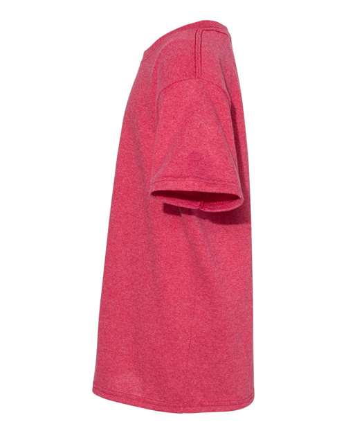 Hanes Ecosmart™ Youth T-Shirt 5370 Heather Red