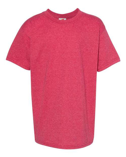 Hanes Ecosmart™ Youth T-Shirt 5370 Heather Red