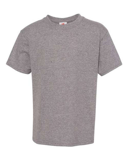 Hanes Ecosmart™ Youth T-Shirt 5370 Oxford Grey