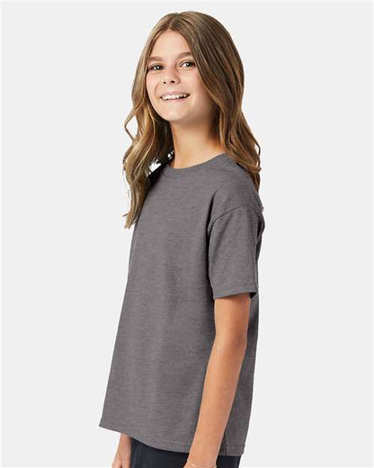Hanes Ecosmart™ Youth T-Shirt 5370 Oxford Grey