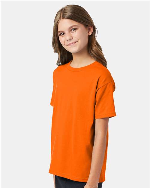 Hanes Ecosmart™ Youth T-Shirt 5370 Safety Orange
