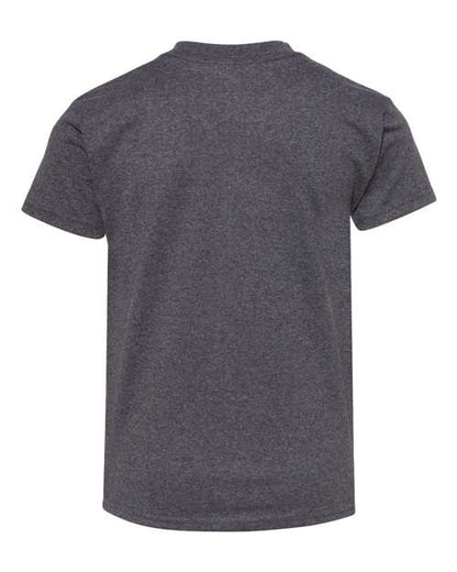 Hanes Authentic Youth T-Shirt 5450 Charcoal Heather