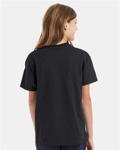 Hanes Authentic Youth T-Shirt 5450 Charcoal Heather