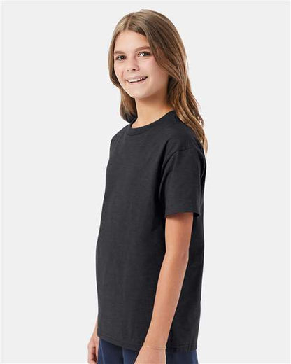 Hanes Authentic Youth T-Shirt 5450 Charcoal Heather