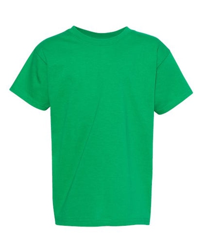 Hanes Essential-T Youth T-Shirt 5480 Kelly Green