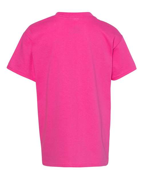 Hanes Essential-T Youth T-Shirt 5480 Wow Pink