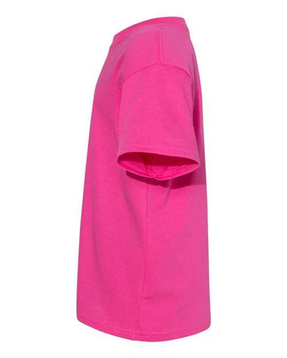 Hanes Essential-T Youth T-Shirt 5480 Wow Pink