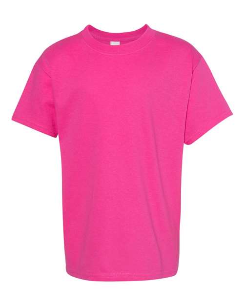 Hanes Essential-T Youth T-Shirt 5480 Wow Pink