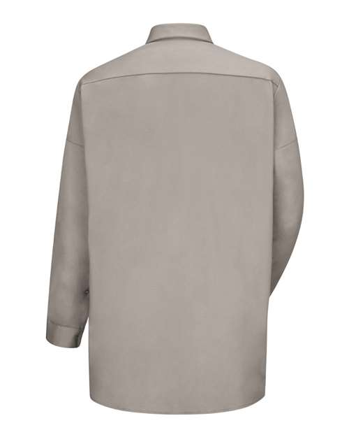 Custom EmbroideredBulwark Men's Welding Work Shirt 8219 Silver Grey