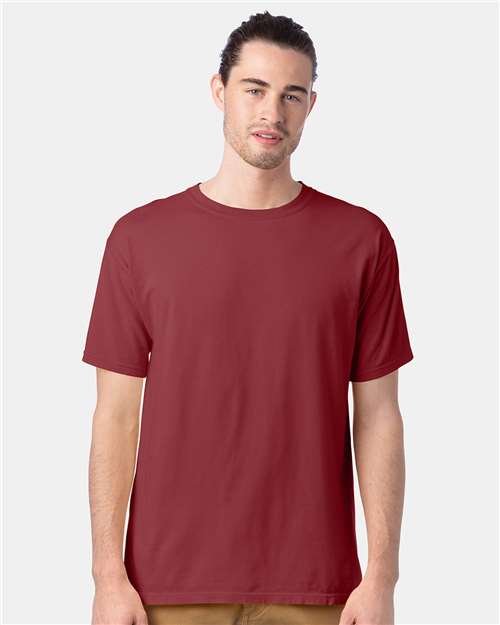Custom Embroidered  ComfortWash by Hanes Garment-Dyed T-Shirt GDH100 Cayenne