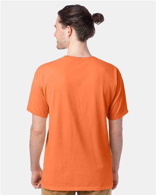 ComfortWash by Hanes Garment-Dyed T-Shirt GDH100 Horizon Orange